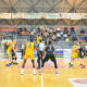 Foulland al salto contro Scafati (foto APU)