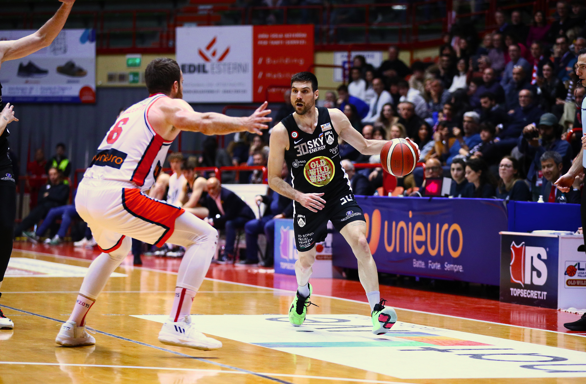 Monaldi in palleggio contro Forlì (foto APU)