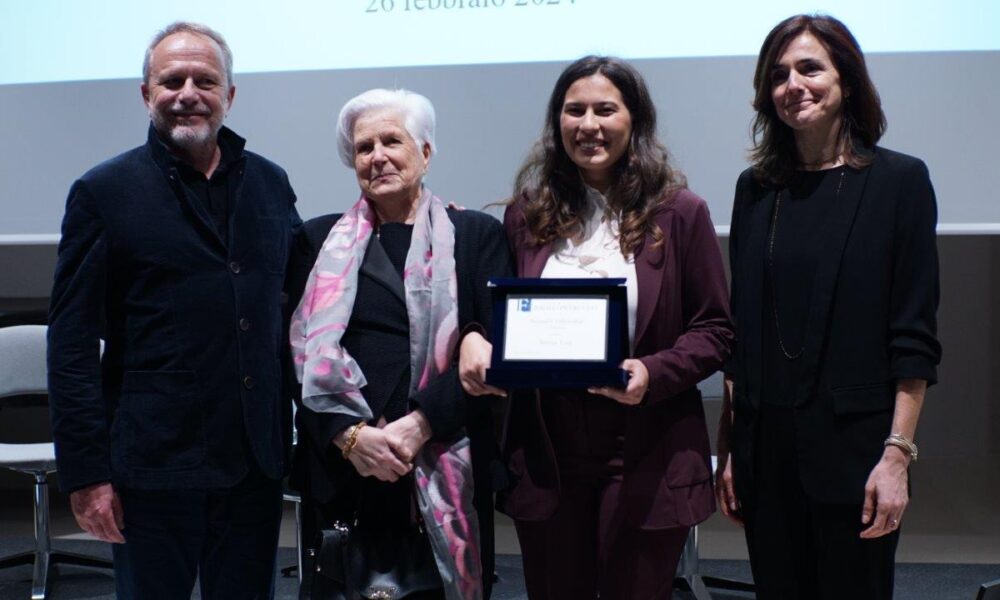 Da sinistra Gian Michele Calvi, Lina Zoffi in Petrucco, Teresa Lusi e Alessandra Marini (Foto Rilande)