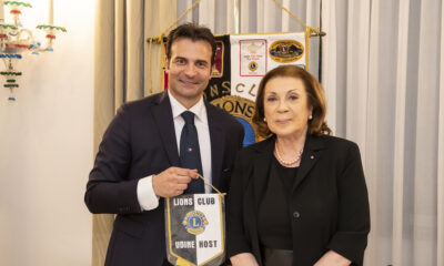 Il Capo di Gabinetto del Questore di Udine Alessandro De Ruosi in occasione del meeting del Lions Club Udine Host