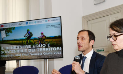 Il governatore del Friuli Venezia Giulia Massimiliano Fedriga alla presentazione del Report Best