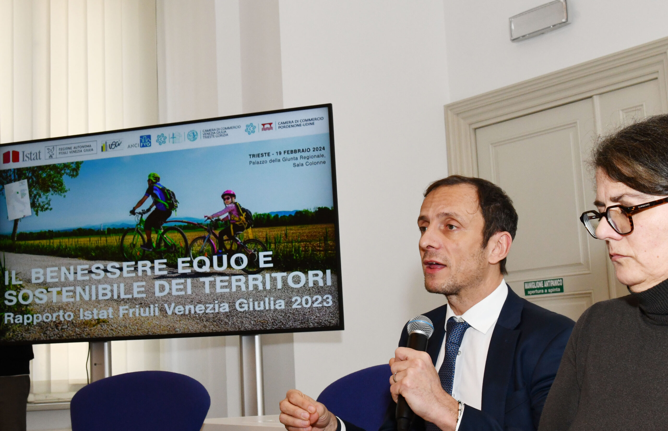 Il governatore del Friuli Venezia Giulia Massimiliano Fedriga alla presentazione del Report Best