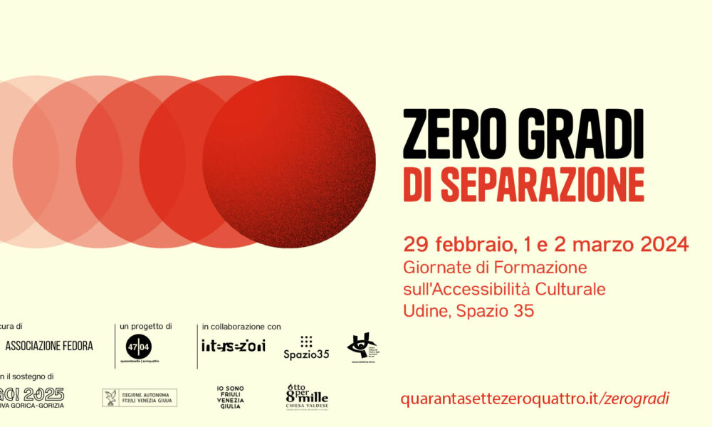 Locandina di "Zero Gradi di Saparazione"