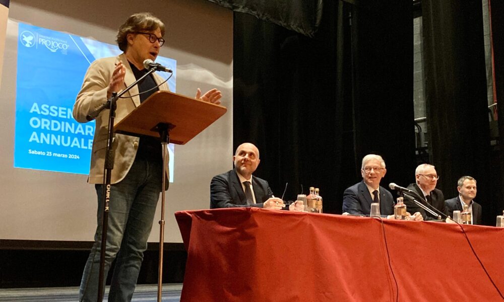 L'assessore Bini interviene all'assemblea dell'Unpli