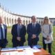 Da sinistra a destra: l'assessore regionale al Patrimonio Sebastiano Callari, il Soprintendente Fvg Andrea Pessina, il vice presidente con delega alla Cultura Mario Anzil, la direttrice centrale Cultura Anna Del Bainco