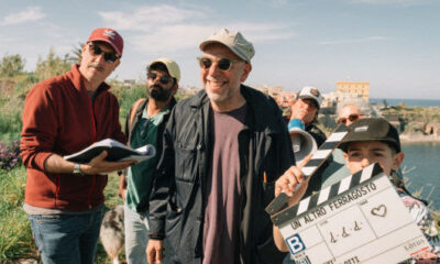 Il regista Paolo Virzì sul set di "Un altro ferragosto"
