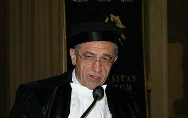 Gianpietro Benedetti alla laurea honoris causa