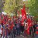 La protesta di piazza per chiedere la sicurezza sui luoghi di lavoro