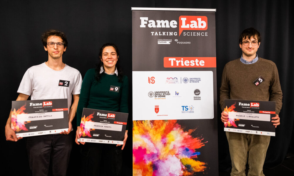 Vincitori FameLab 2024 Trieste