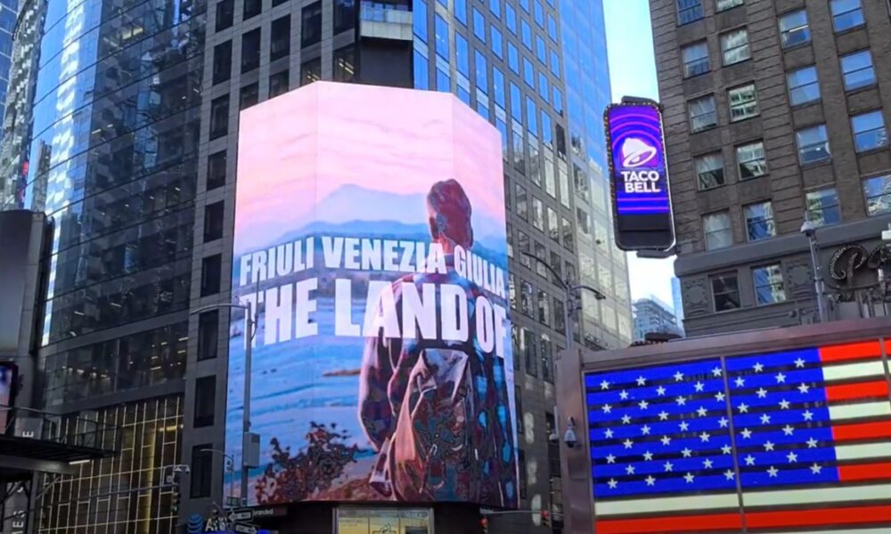 Il Friuli Venezia Giulia conquista Times Square a New York