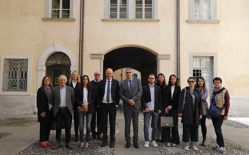 5 I rappresentanti delle aziende con Andrea Cafarelli, Marco Sartor, Fabiana Fusco ed Edi Piasentier