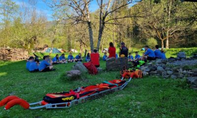 Il Soccorso alpino con gli scout del Friuli Venezia Giulia a Cercivento