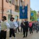 Un momento delle celebrazioni col corteo in via Roma a Tarcento