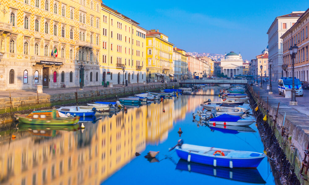 Canal grande, Trieste - innalzamento del mare