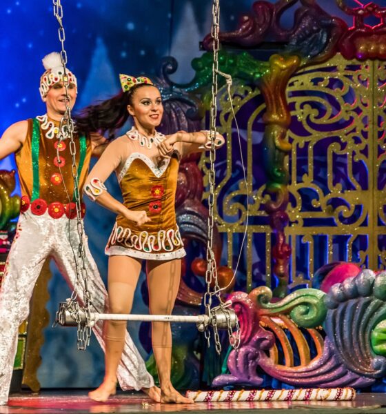 Acrobati del Cirque du Soleil