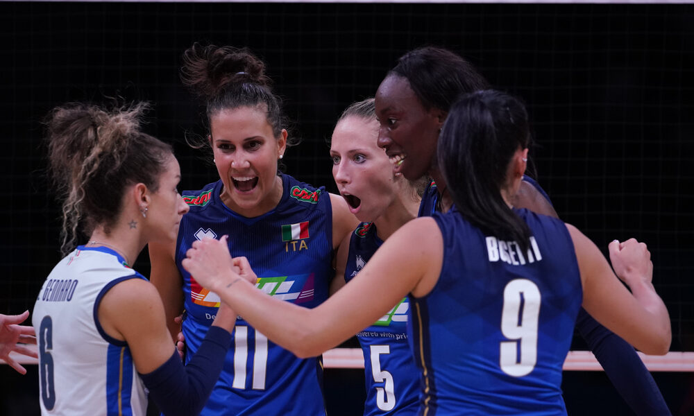 La nazionale italiana di pallavolo allenata da Julio Velasco