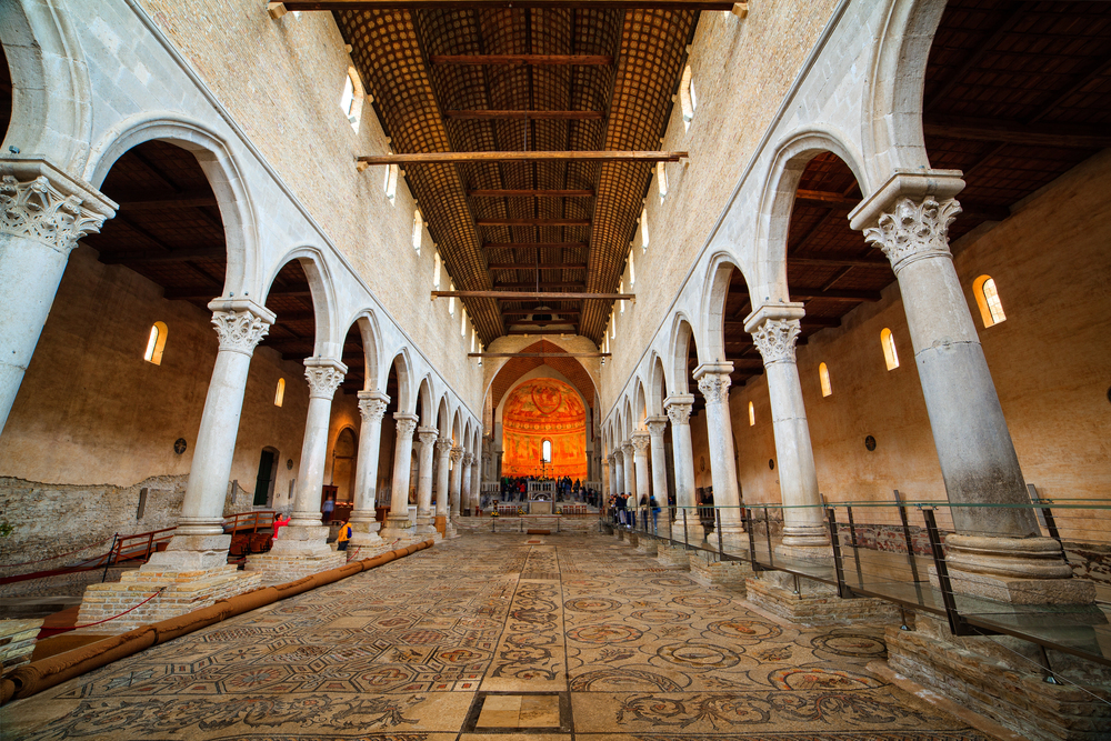 Interno della Basilica di Aquileia