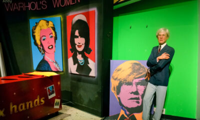 La statua di cera di Andy Warhol di Madame Tussaud a New York