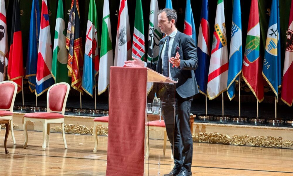 Il governatore Fedriga nel corso suo intervento