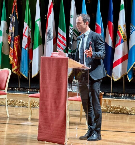 Il governatore Fedriga nel corso suo intervento