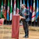 Il governatore Fedriga nel corso suo intervento