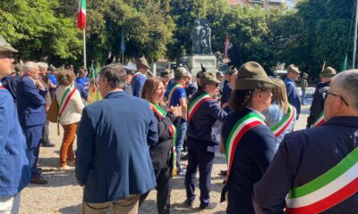 La cerimonia ufficiale nel parco Ellero dei Mille a Pordenone