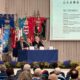L'assessore Bini, il sindaco D'Altilia e il presidente Bordin a Palazzolo dello Stella alla presentazione del neonato Distretto del commercio della Riviera friulana