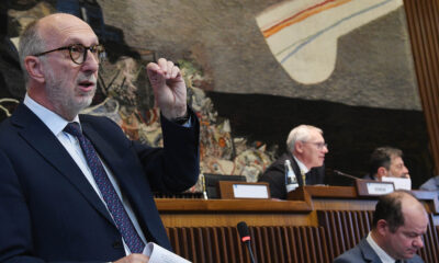 L'assessore Riccardi in Aula