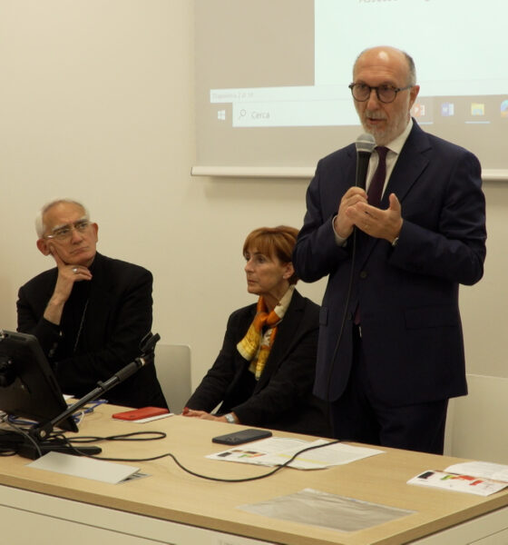 L'assessore Riccardi nel corso del suo intervento