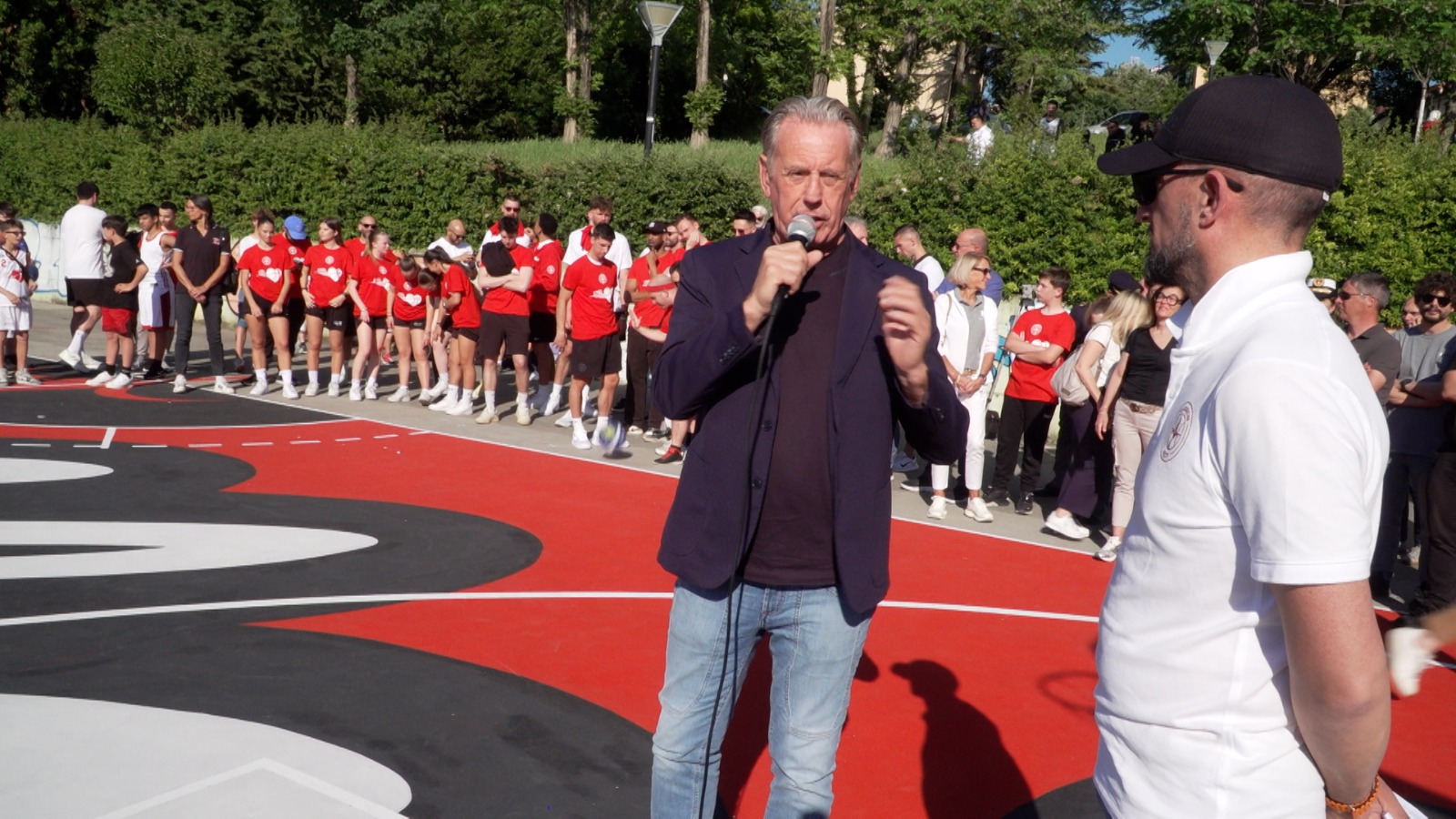 L'inaugurazione del nuovo playground di Borgo San Sergio