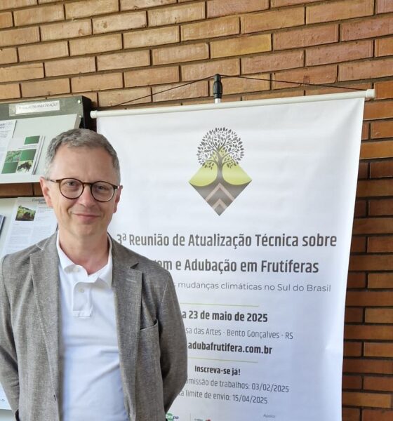 L'assessore regionale Stefano Zannier in visita all'Emprapa, Centro di ricerca sulla viticoltura nel Rio Grande do Sul in Brasile