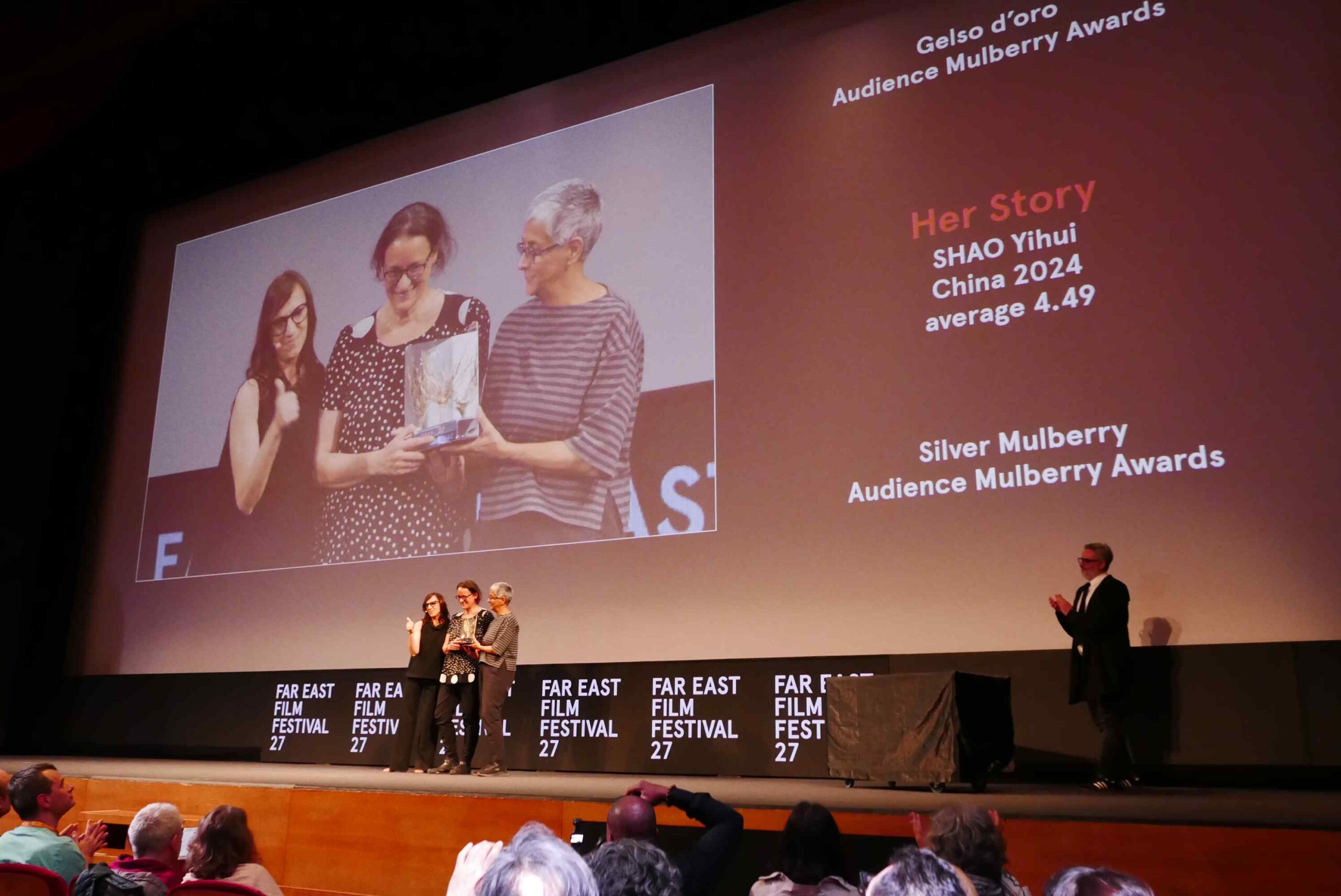 La premiazione del primo classificato