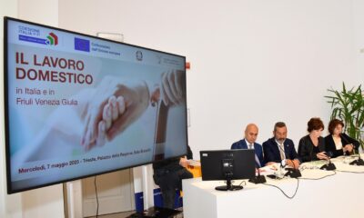 Un momento del convegno "Il lavoro domestico in Italia e in Friuli-Venezia Giulia" a Trieste