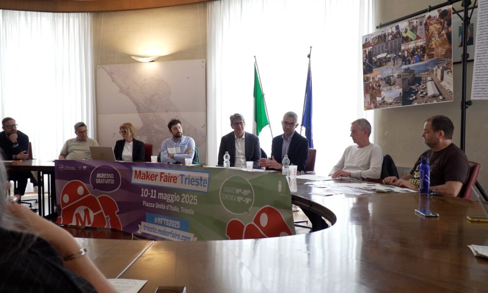 Un momento della presentazione della Maker Faire 2025