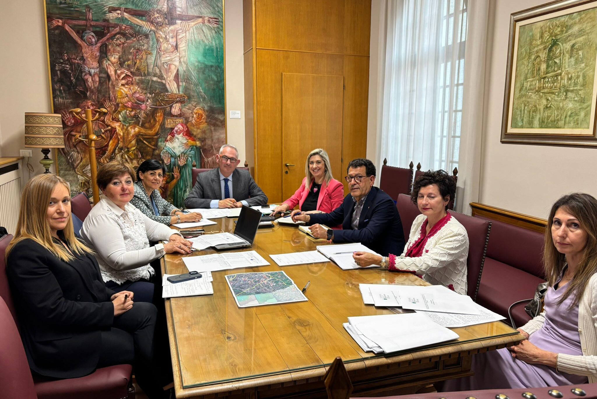 Un momento dell'incontro svoltosi in Municipio a Pordenone