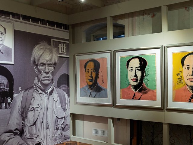 Andy Warhol - Una delle stanze della mostra svoltasi a Gorizia a Palazzo Attems Petzenstein