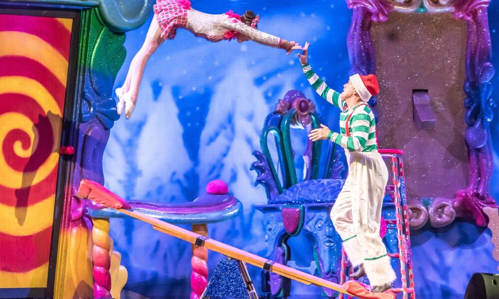Acrobati del Cirque du Soleil