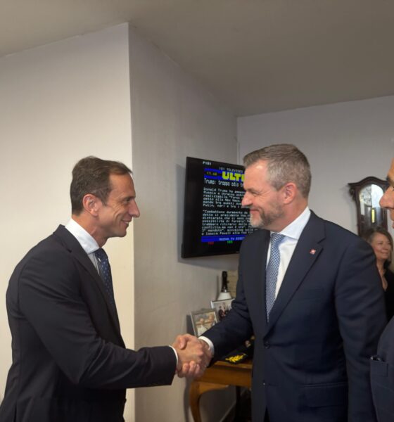 Peter Pellegrini e Massimiliano Fedriga