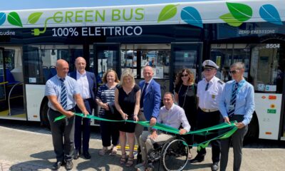 Presentazione nuovi autobus elettrici a Udine - mobilità green Udine