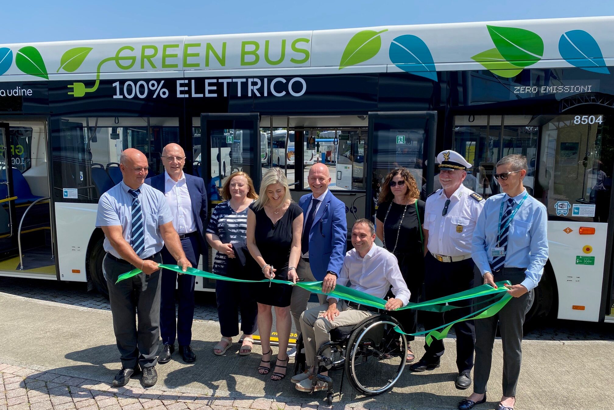 Presentazione nuovi autobus elettrici a Udine - mobilità green Udine