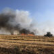 Incendio di un campo - Incendio nei campi Fontanafredda