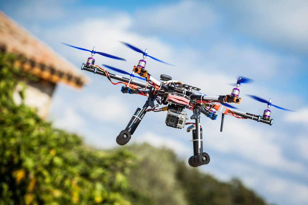 Drone in volo