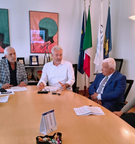 Un momento della conferenza stampa