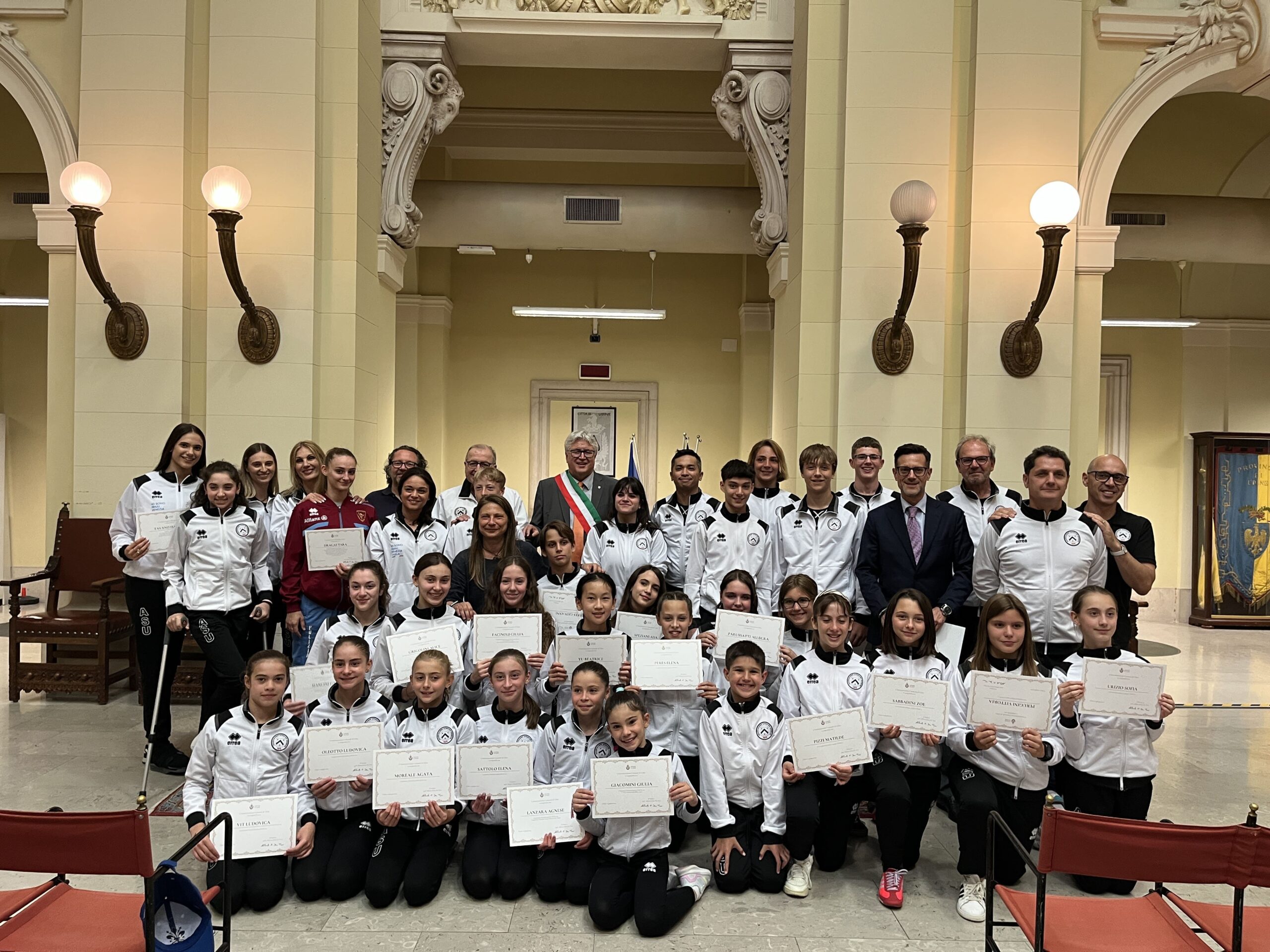 Gli atleti ASU premiati