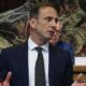 Il governatore del Friuli Venezia Giulia Massimiliano Fedriga durante i lavori d'Aula