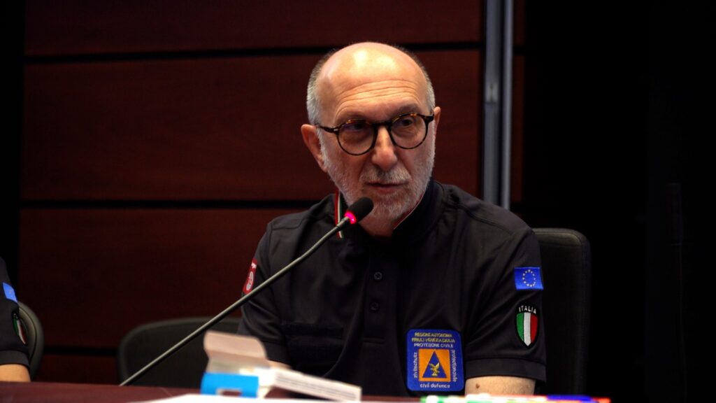 L'assessore Riccardi nel corso del suo intervento