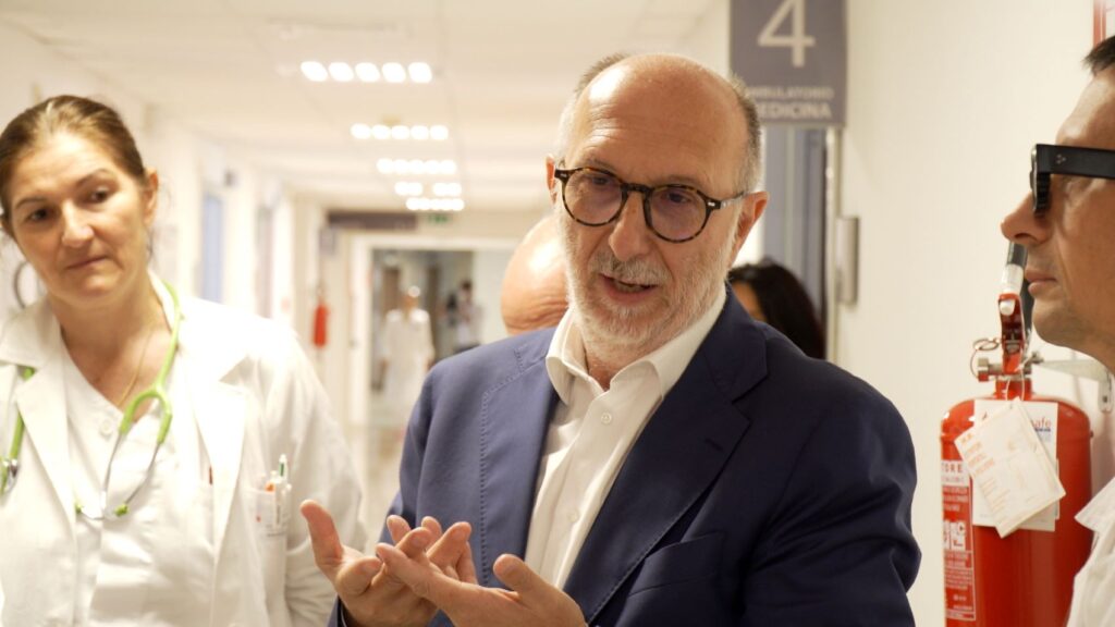 L'assessore Riccardi nel corso del suo intervento