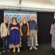 L'assessore Cristina Amirante con la famiglia Broggian alla celebrazione del trentennale di fondazione dell'impresa Cgn di Pordenone