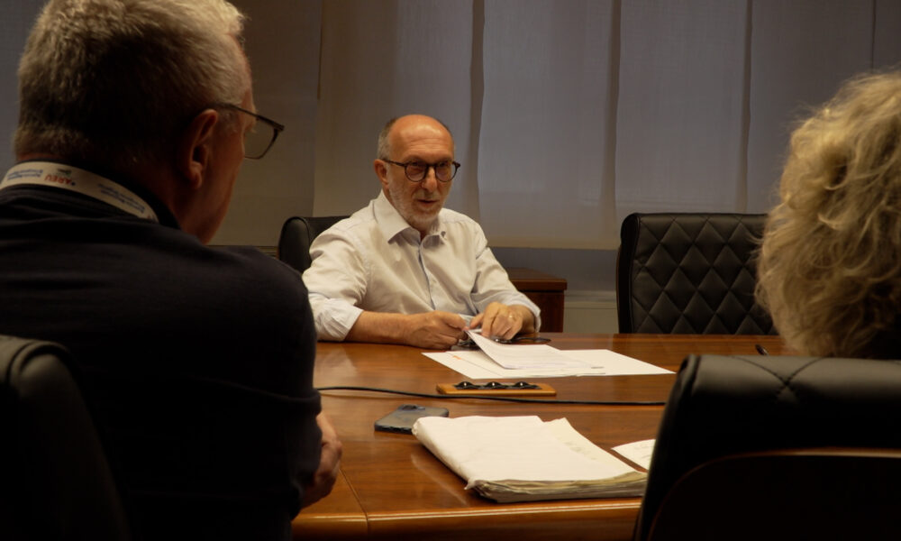 L'assessore regionale alla Salute Riccardo Riccardi - Infermieri FVG