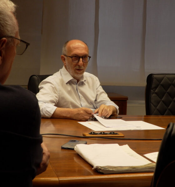 L'assessore regionale alla Salute Riccardo Riccardi - Infermieri FVG